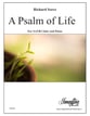 A Psalm of Life SATB choral sheet music cover